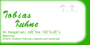 tobias kuhne business card